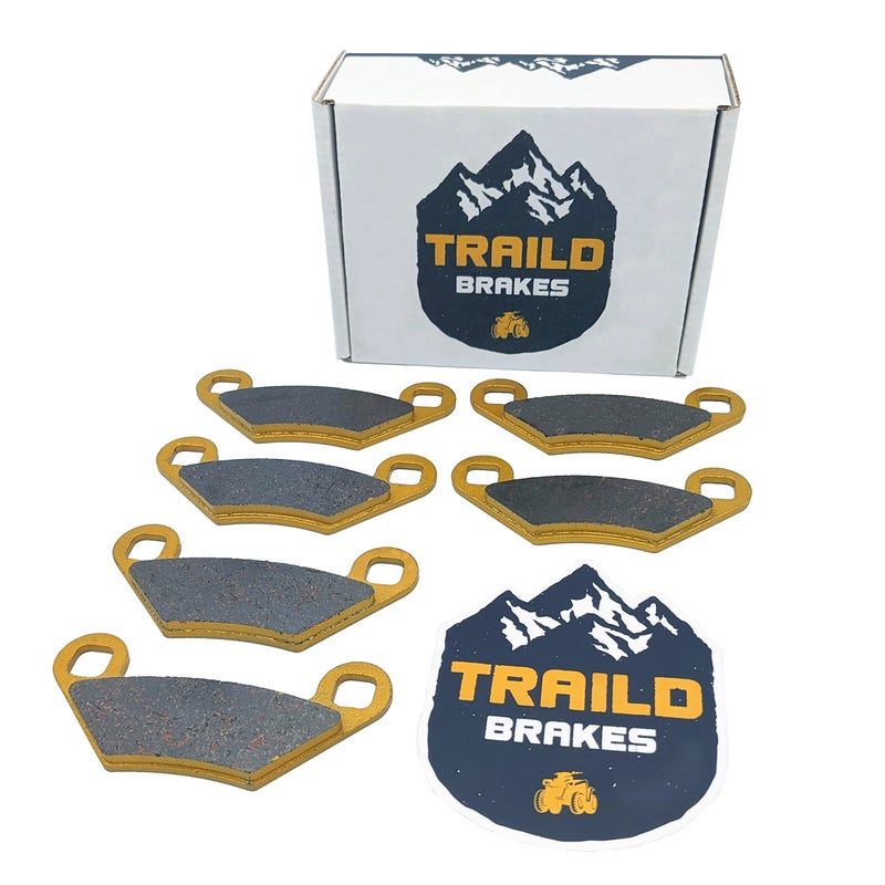 Traild Polaris Sportsman 570/500/450/400/800/2009-2020 Touring 570 2017-2024 Ceramic Brake Pad Set - Image 1